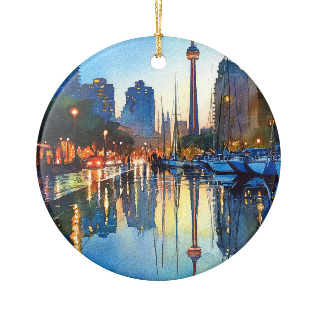 Toronto Canada Ornament: Unique Toronto Souvenir, Toronto Canada Xmas Decor, and Authentic Toronto Gift