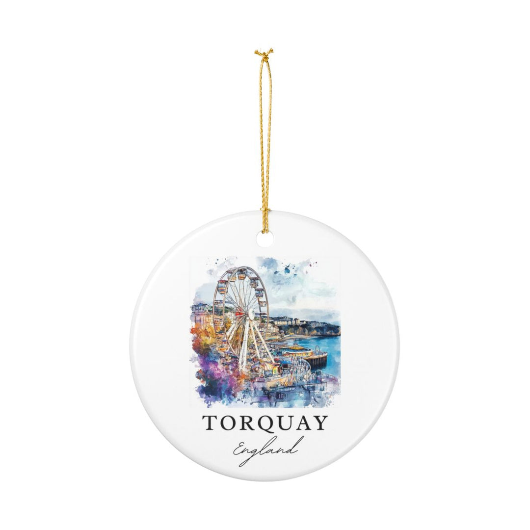 Torquay Ornament: Unique Torquay Souvenir, Torquay Xmas Decor, and Authentic Torquay Gift