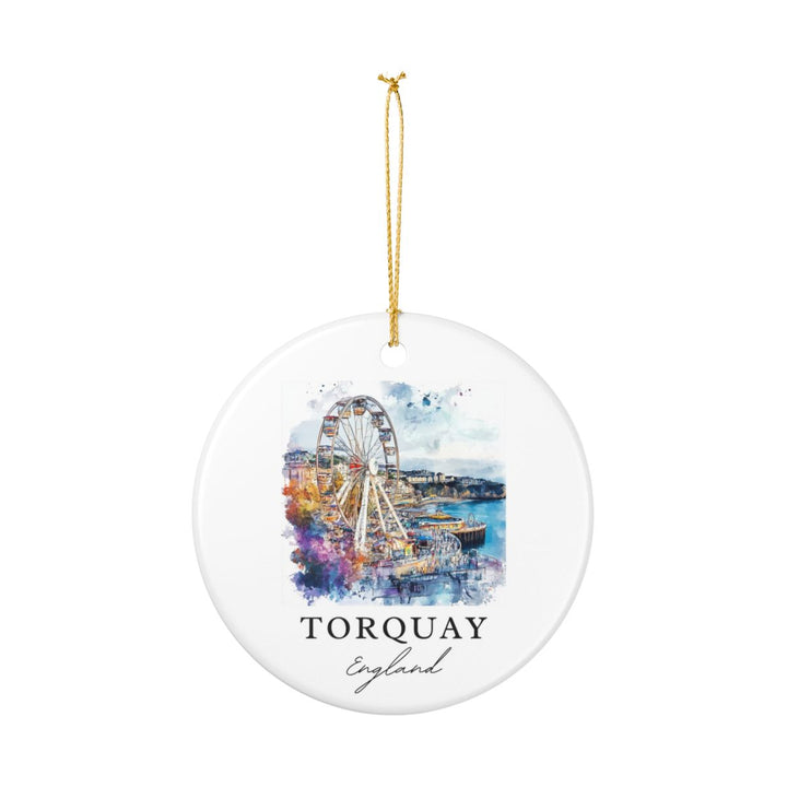 Torquay Ornament: Unique Torquay Souvenir, Torquay Xmas Decor, and Authentic Torquay Gift