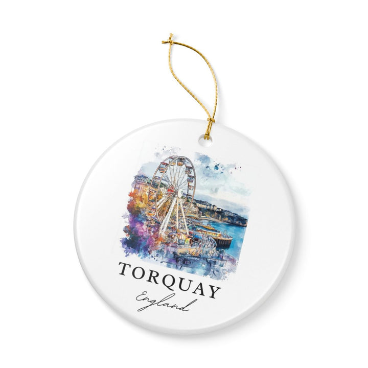 Torquay Ornament: Unique Torquay Souvenir, Torquay Xmas Decor, and Authentic Torquay Gift