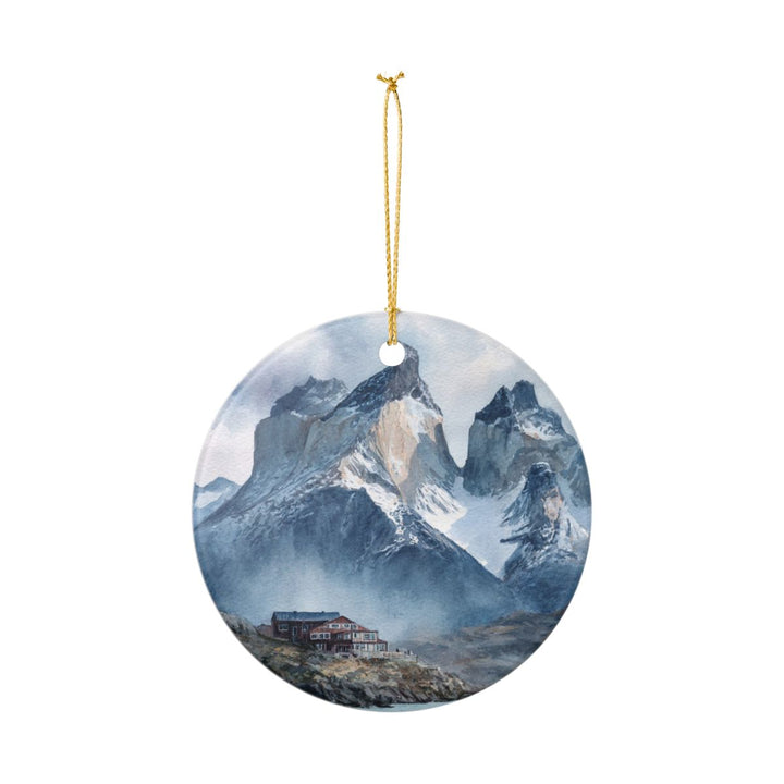 Torres del Paine Chile Ornament: Unique Torres del Paine Souvenir, Torres del Paine Chile Xmas Decor, and Authentic Torres del Paine Gift