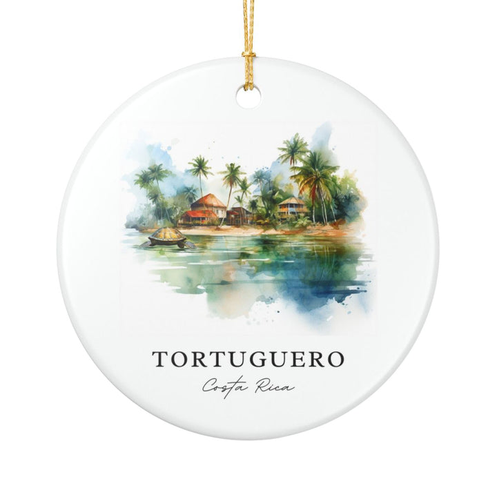 Tortuguero Costa Rica Ornament: Unique Tortuguero Costa Rica Souvenir, Tortuguero Costa Rica Xmas Decor, and Authentic Tortuguero Costa Rica Gift
