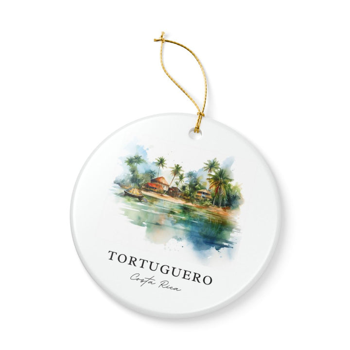 Tortuguero Costa Rica Ornament: Unique Tortuguero Costa Rica Souvenir, Tortuguero Costa Rica Xmas Decor, and Authentic Tortuguero Costa Rica Gift