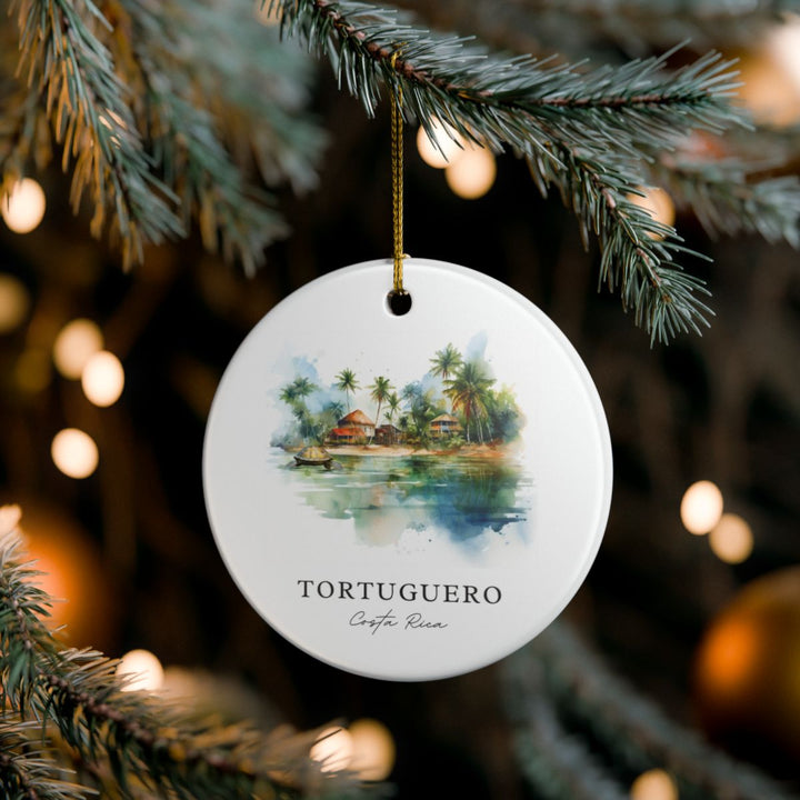 Tortuguero Costa Rica Ornament: Unique Tortuguero Costa Rica Souvenir, Tortuguero Costa Rica Xmas Decor, and Authentic Tortuguero Costa Rica Gift