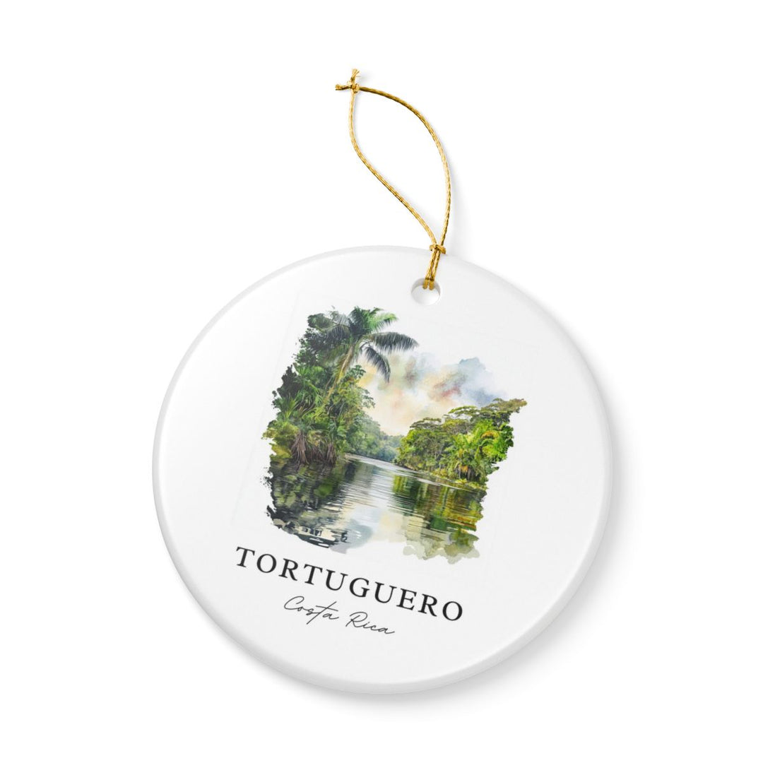 Tortuguero Costa Rica Ornament: Unique Tortuguero Costa Rica Souvenir, Tortuguero Costa Rica Xmas Decor, and Authentic Tortuguero Costa Rica Gift