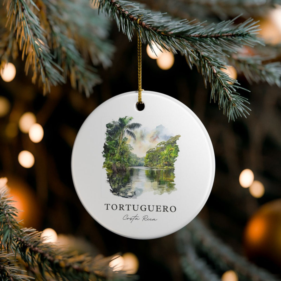 Tortuguero Costa Rica Ornament: Unique Tortuguero Costa Rica Souvenir, Tortuguero Costa Rica Xmas Decor, and Authentic Tortuguero Costa Rica Gift