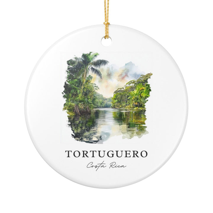 Tortuguero Costa Rica Ornament: Unique Tortuguero Costa Rica Souvenir, Tortuguero Costa Rica Xmas Decor, and Authentic Tortuguero Costa Rica Gift