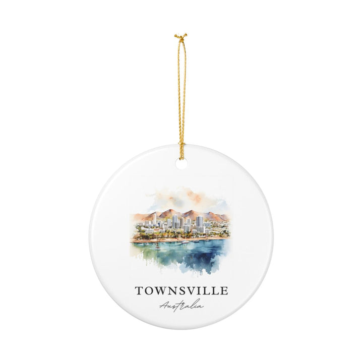 Townsville Australia Ornament: Unique Townsville Souvenir, Townsville Australia Xmas Decor, and Authentic Townsville Gift