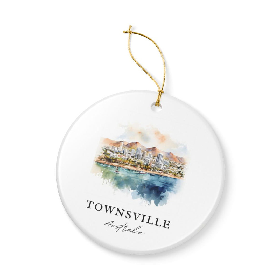 Townsville Australia Ornament: Unique Townsville Souvenir, Townsville Australia Xmas Decor, and Authentic Townsville Gift