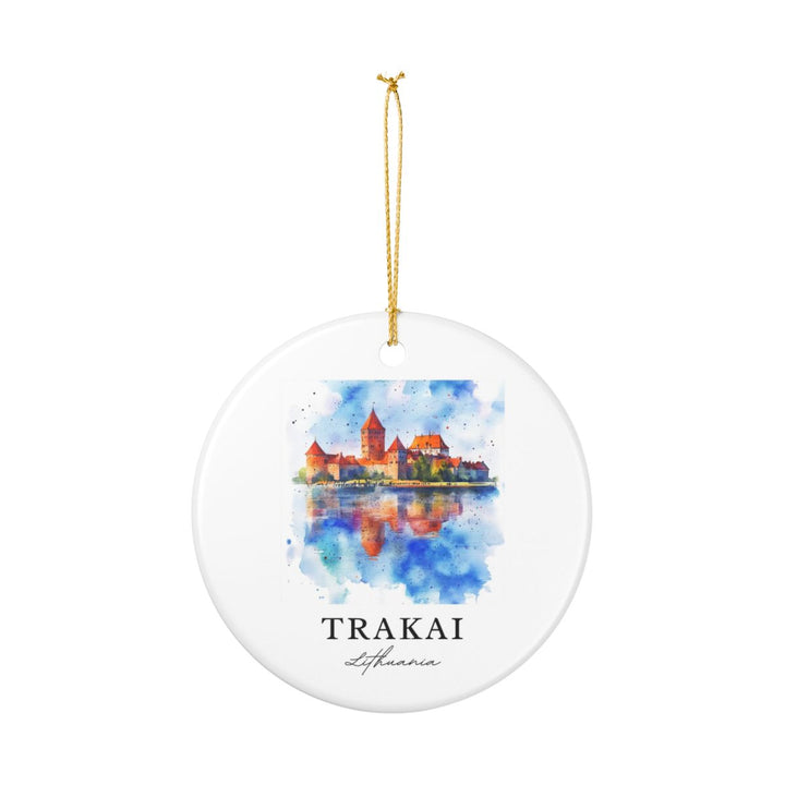 Trakai Lithuania Ornament: Unique Trakai Lithuania Souvenir, Trakai Lithuania Xmas Decor, and Authentic Trakai Lithuania Gift