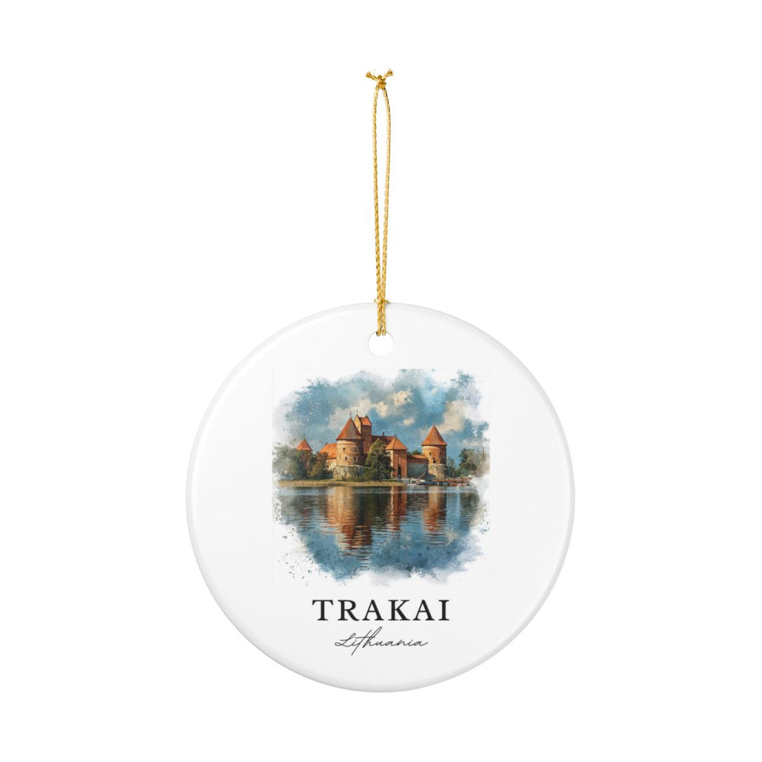 Trakai Lithuania Ornament: Unique Trakai Lithuania Souvenir, Trakai Lithuania Xmas Decor, and Authentic Trakai Lithuania Gift