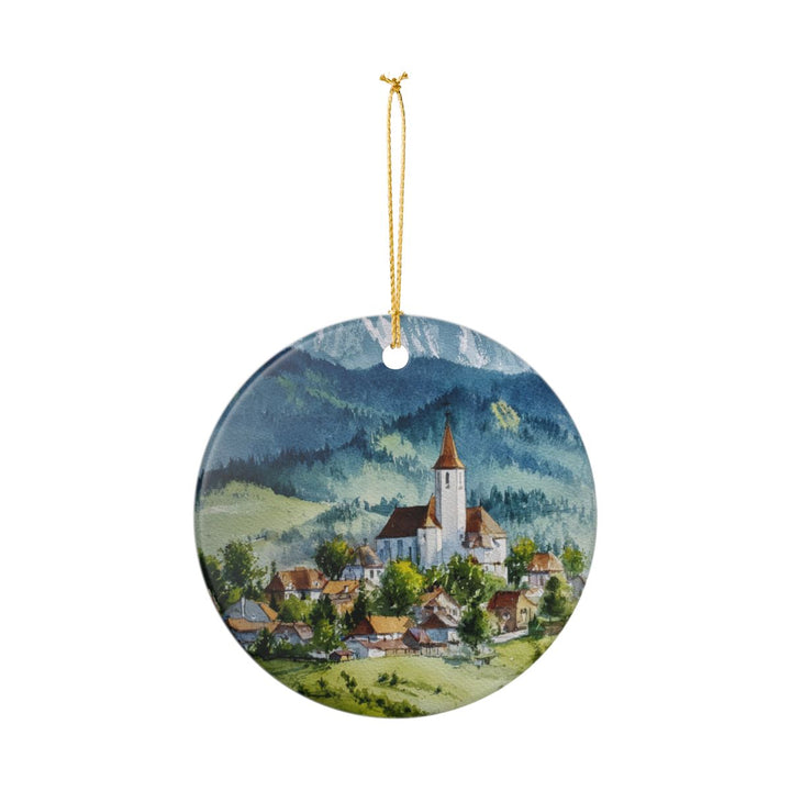 Transylvania Romania Ornament: Unique Transylvania Romania Souvenir, Transylvania Romania Xmas Decor, and Authentic Transylvania Romania Gift