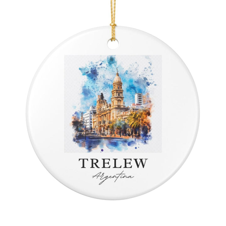 Trelew Argentina Ornament: Unique Trelew Souvenir, Trelew Argentina Xmas Decor, and Authentic Trelew Gift