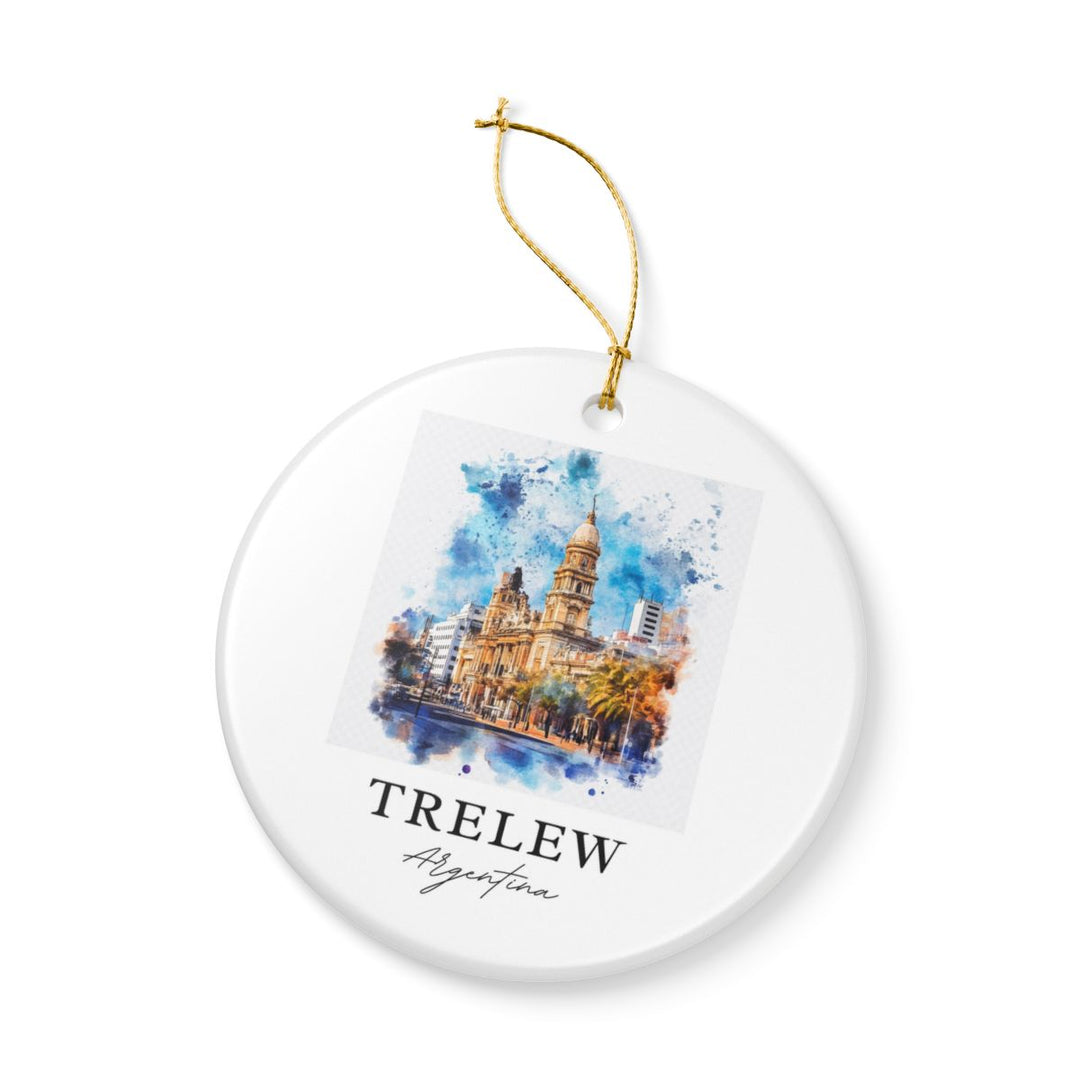 Trelew Argentina Ornament: Unique Trelew Souvenir, Trelew Argentina Xmas Decor, and Authentic Trelew Gift