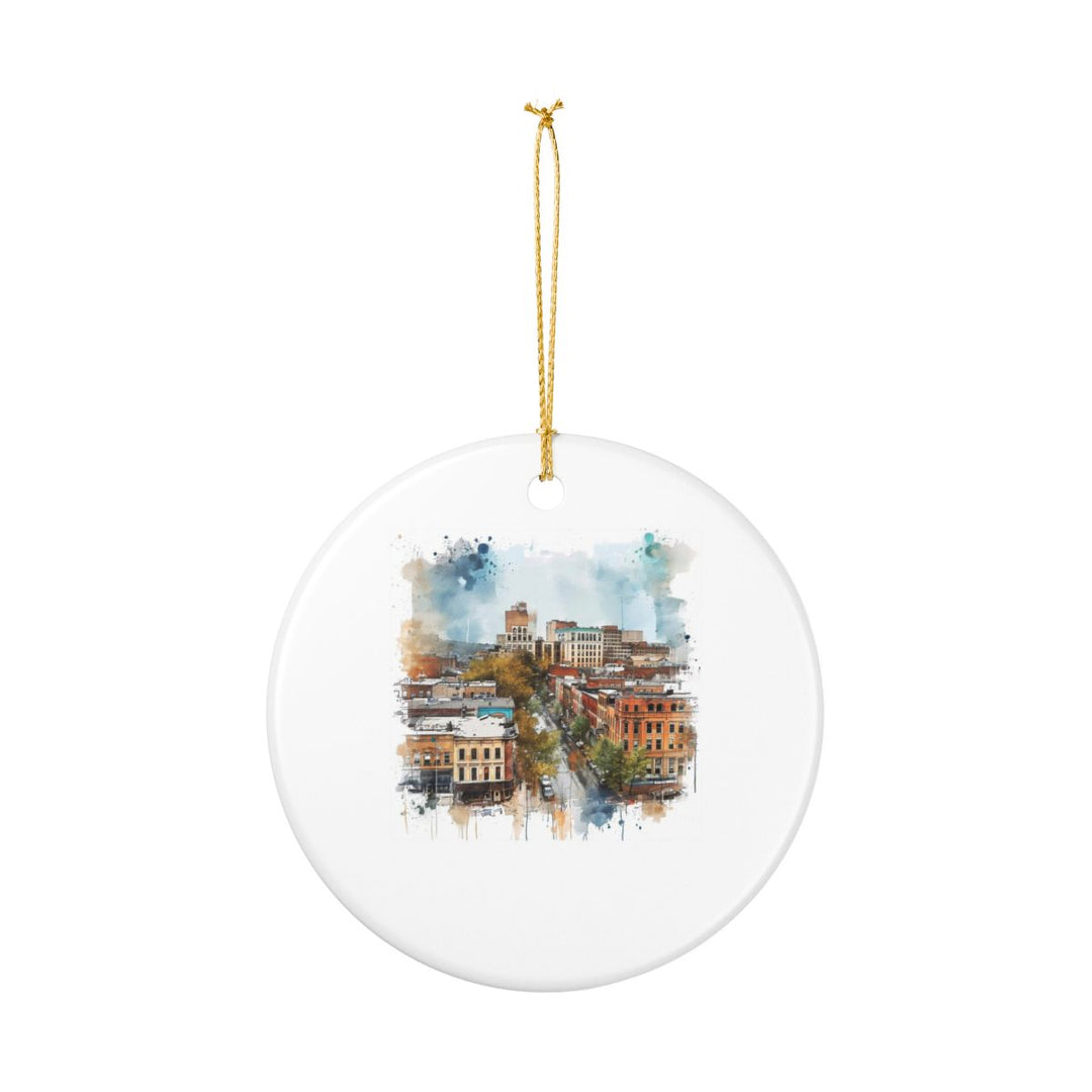 Trenton New Jersey Ornament: Unique Trenton Souvenir, Trenton New Jersey Xmas Decor, and Authentic Trenton Gift