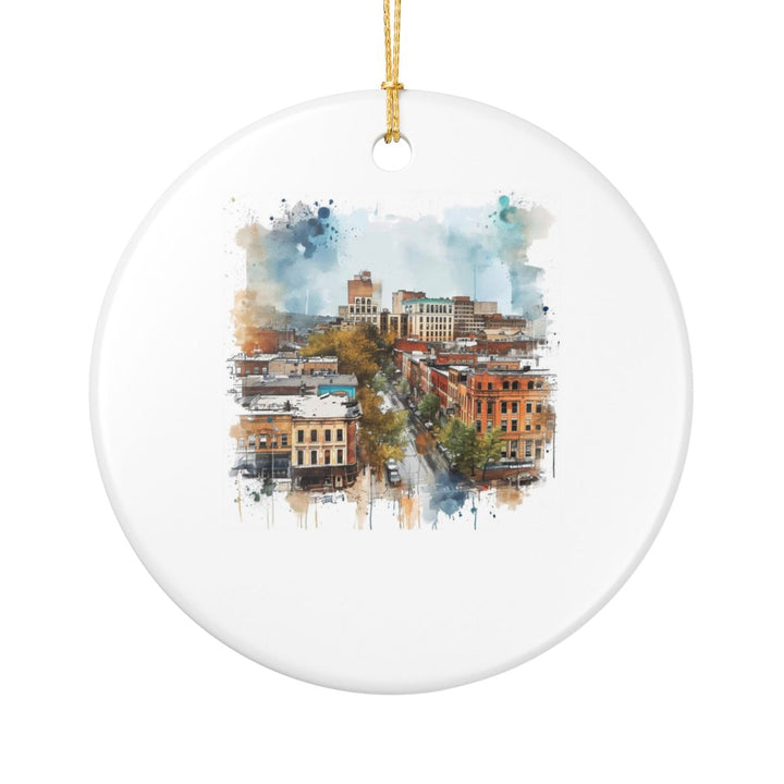 Trenton New Jersey Ornament: Unique Trenton Souvenir, Trenton New Jersey Xmas Decor, and Authentic Trenton Gift