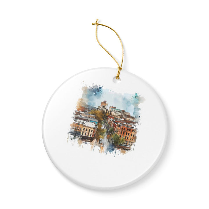 Trenton New Jersey Ornament: Unique Trenton Souvenir, Trenton New Jersey Xmas Decor, and Authentic Trenton Gift