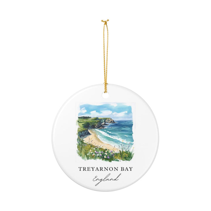 Treyarnon Bay Ornament: Unique Treyarnon Bay Souvenir, Treyarnon Bay Xmas Decor, and Authentic Treyarnon Bay Gift