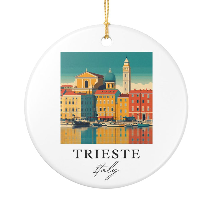 Trieste Italy Ornament: Unique Trieste Souvenir, Trieste Italy Xmas Decor, and Authentic Trieste Gift