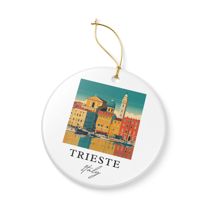 Trieste Italy Ornament: Unique Trieste Souvenir, Trieste Italy Xmas Decor, and Authentic Trieste Gift