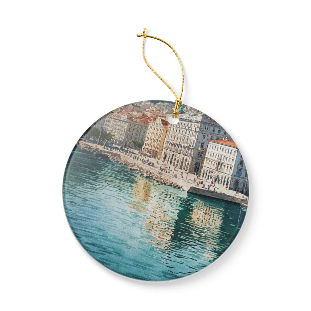 Trieste Italy Ornament: Unique Trieste Souvenir, Trieste Italy Xmas Decor, and Authentic Trieste Gift