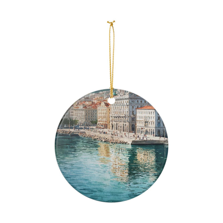 Trieste Italy Ornament: Unique Trieste Souvenir, Trieste Italy Xmas Decor, and Authentic Trieste Gift