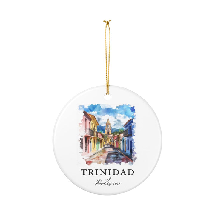 Trinidad Bolivia Ornament: Unique Trinidad Souvenir, Trinidad Bolivia Xmas Decor, and Authentic Trinidad Gift