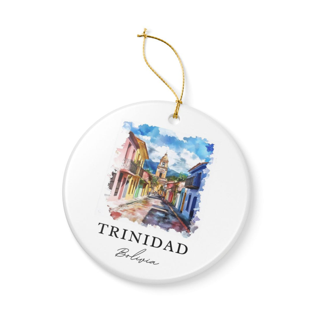 Trinidad Bolivia Ornament: Unique Trinidad Souvenir, Trinidad Bolivia Xmas Decor, and Authentic Trinidad Gift