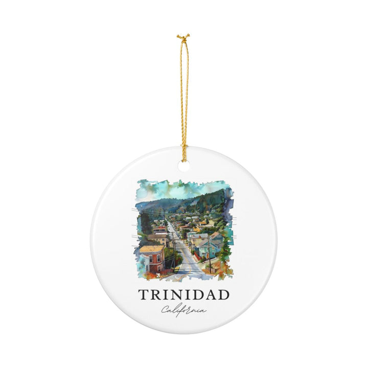 Trinidad California USA Ornament: Unique Trinidad Souvenir, Trinidad California Xmas Decor, and Authentic Trinidad Gift