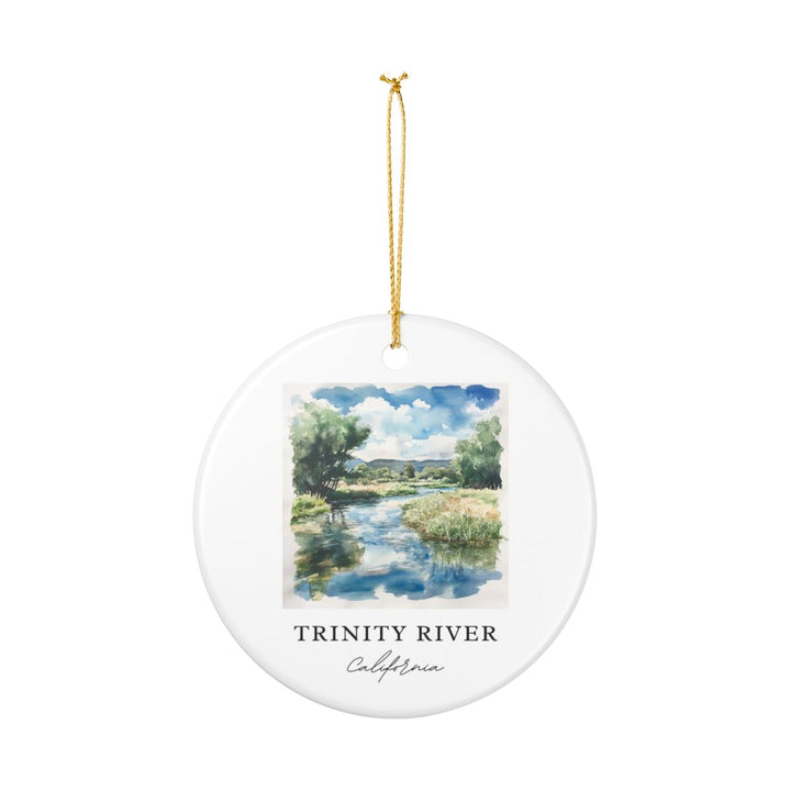 Trinity River California USA Ornament: Unique Trinity River Souvenir, Trinity River California Xmas Decor, and Authentic Trinity River Gift