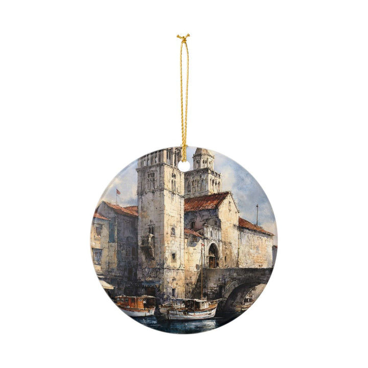 Trogir Croatia Ornament: Unique Trogir Croatia Souvenir, Trogir Croatia Xmas Decor, and Authentic Trogir Croatia Gift