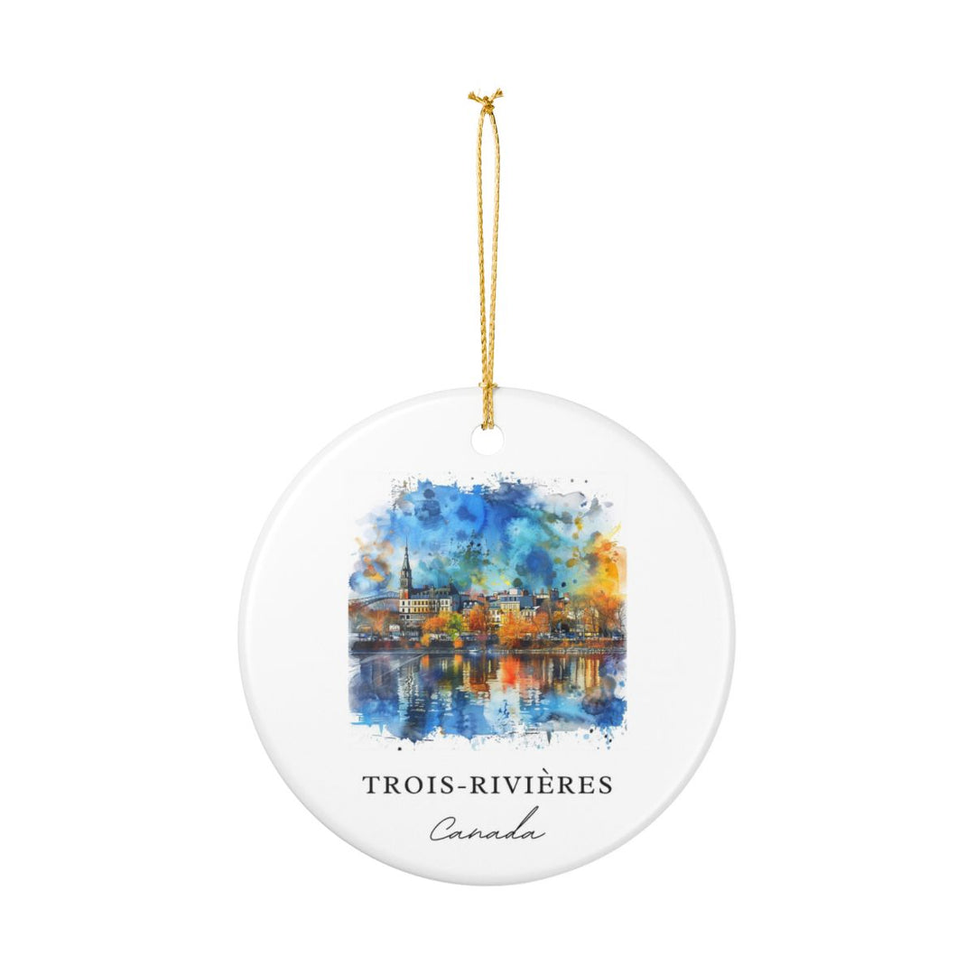 Trois-rivières Canada Ornament: Unique Trois-rivières Souvenir, Trois-rivières Canada Xmas Decor, and Authentic Trois-rivières Gift
