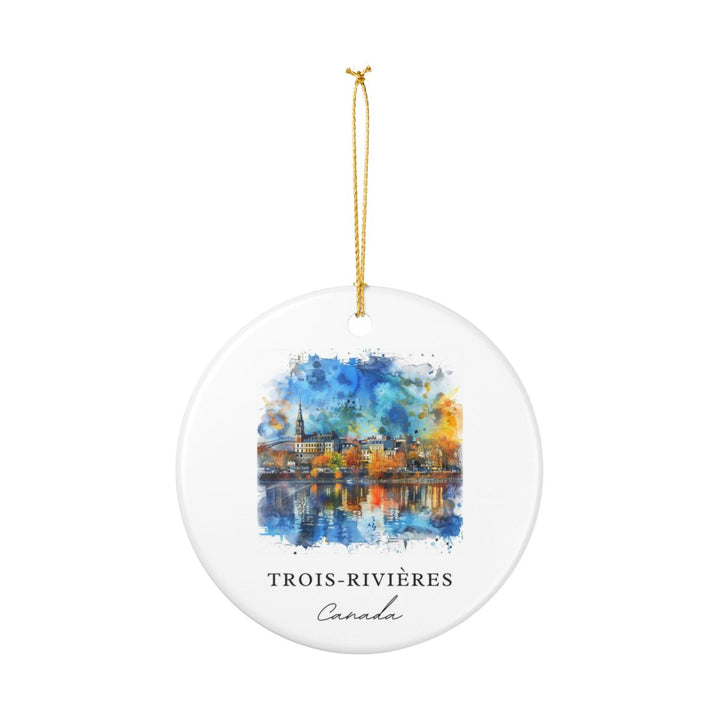 Trois-rivières Canada Ornament: Unique Trois-rivières Souvenir, Trois-rivières Canada Xmas Decor, and Authentic Trois-rivières Gift