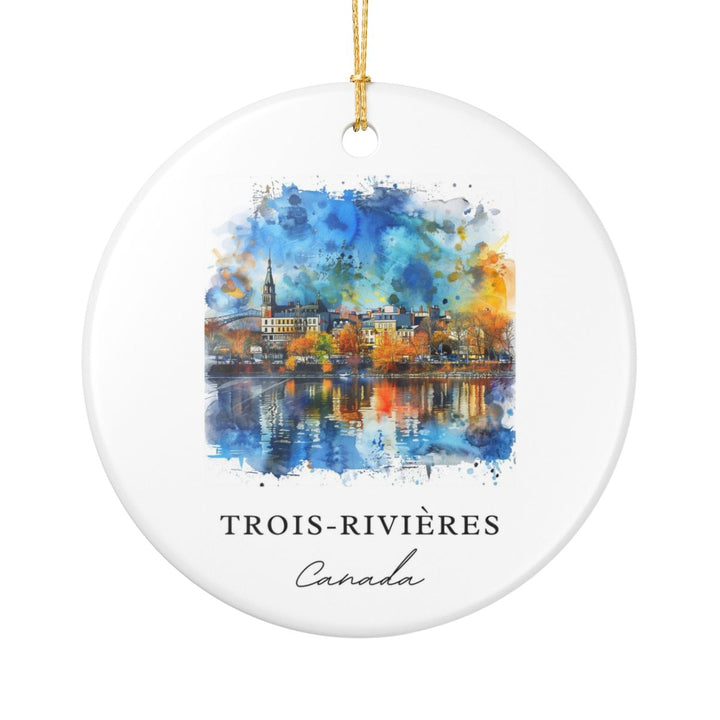 Trois-rivières Canada Ornament: Unique Trois-rivières Souvenir, Trois-rivières Canada Xmas Decor, and Authentic Trois-rivières Gift