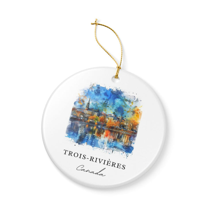 Trois-rivières Canada Ornament: Unique Trois-rivières Souvenir, Trois-rivières Canada Xmas Decor, and Authentic Trois-rivières Gift