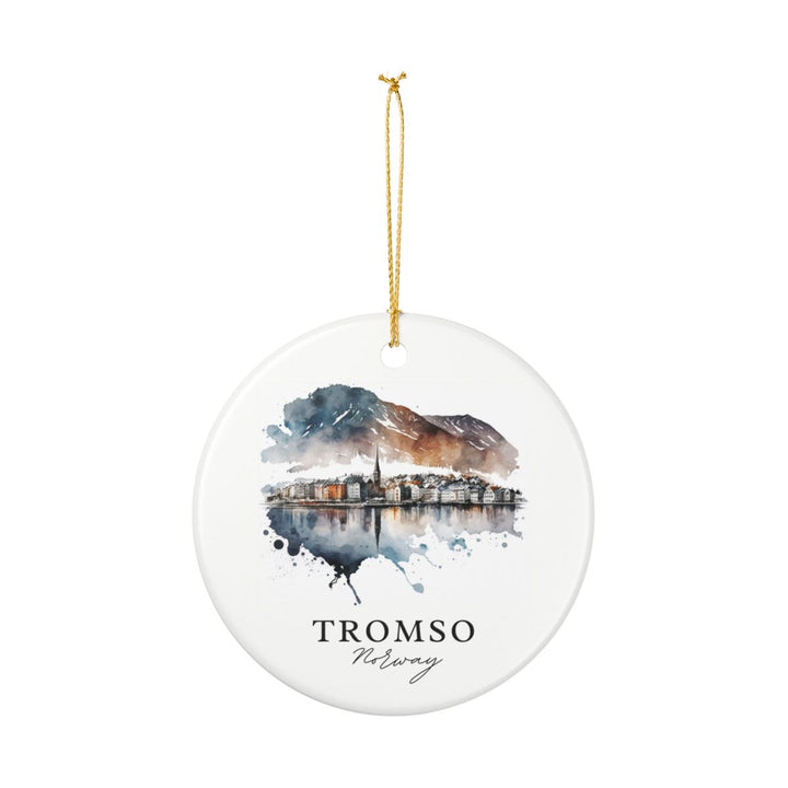 Tromso Norway Ornament: Unique Tromso Norway Souvenir, Tromso Norway Xmas Decor, and Authentic Tromso Norway Gift