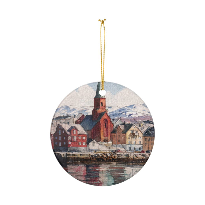 Tromsø Norway Ornament: Unique Tromsø Souvenir, Tromsø Norway Xmas Decor, and Authentic Tromsø Gift