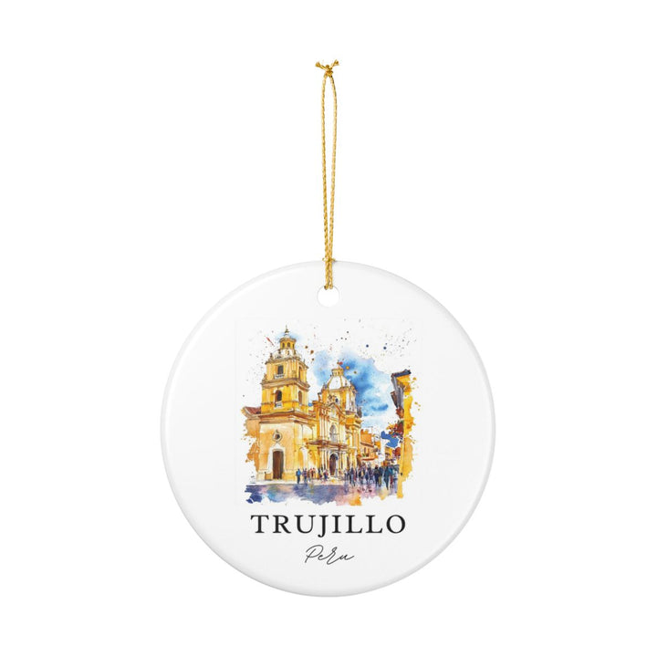 Trujillo Peru Ornament: Unique Trujillo Peru Souvenir, Trujillo Peru Xmas Decor, and Authentic Trujillo Peru Gift
