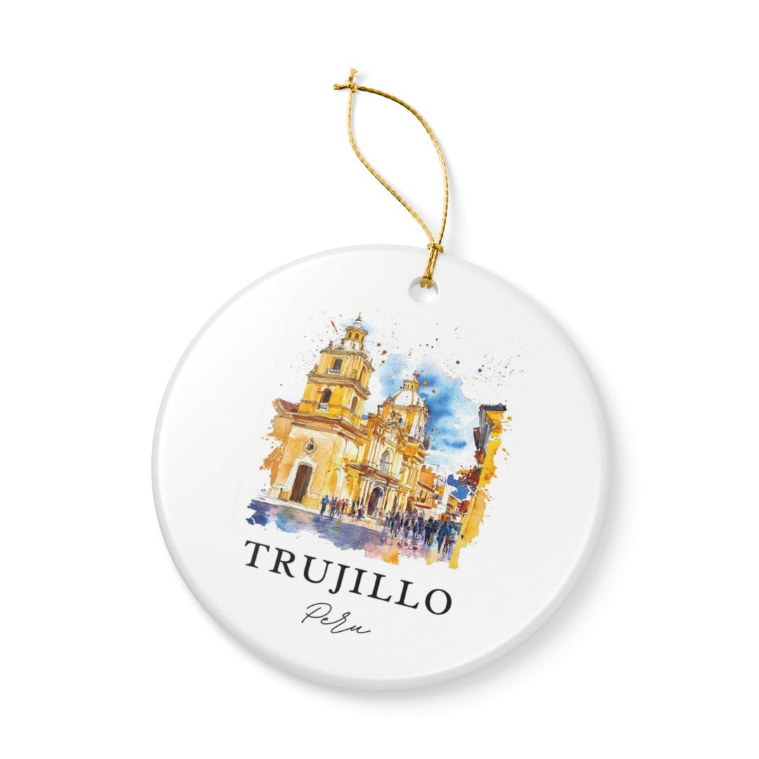 Trujillo Peru Ornament: Unique Trujillo Peru Souvenir, Trujillo Peru Xmas Decor, and Authentic Trujillo Peru Gift