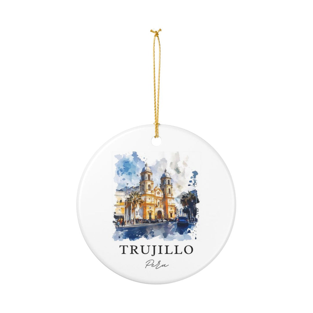 Trujillo Peru Ornament: Unique Trujillo Peru Souvenir, Trujillo Peru Xmas Decor, and Authentic Trujillo Peru Gift