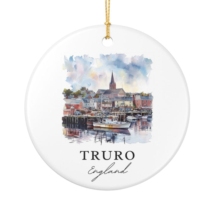 Truro England Ornament: Unique Truro England Souvenir, Truro England Xmas Decor, and Authentic Truro England Gift