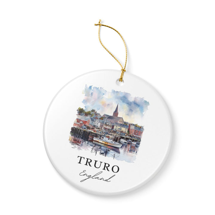 Truro England Ornament: Unique Truro England Souvenir, Truro England Xmas Decor, and Authentic Truro England Gift