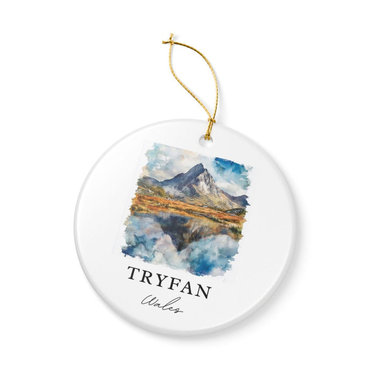 Tryfan Wales Ornament: Unique Tryfan Wales Souvenir, Tryfan Wales Xmas Decor, and Authentic Tryfan Wales Gift
