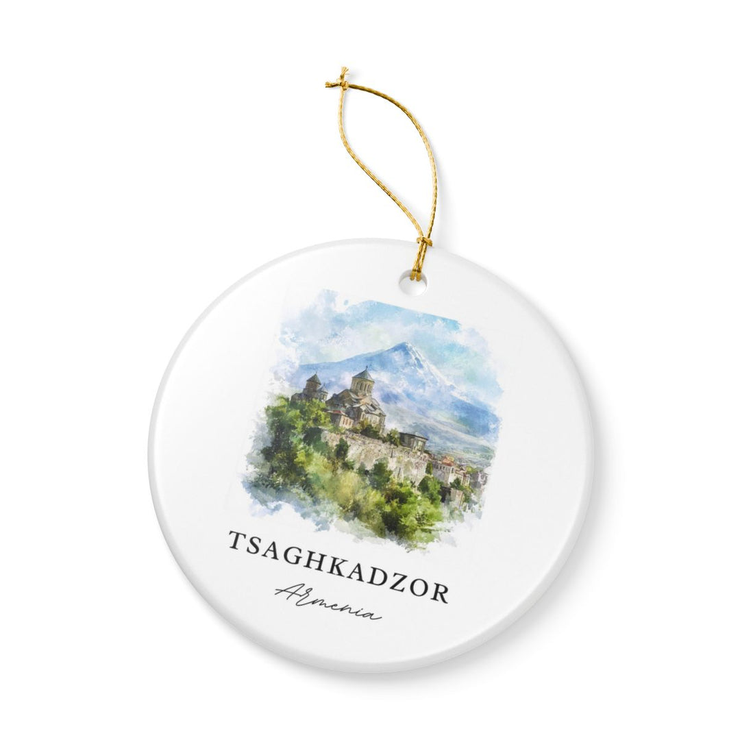 Tsaghkadzor Armenia Ornament: Unique Tsaghkadzor Armenia Souvenir, Tsaghkadzor Armenia Xmas Decor, and Authentic Tsaghkadzor Armenia Gift