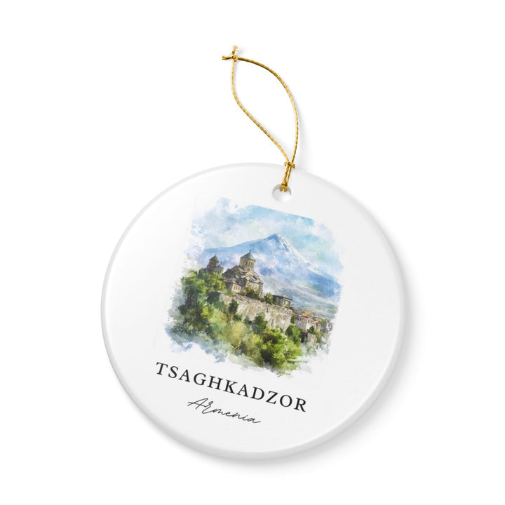 Tsaghkadzor Armenia Ornament: Unique Tsaghkadzor Armenia Souvenir, Tsaghkadzor Armenia Xmas Decor, and Authentic Tsaghkadzor Armenia Gift