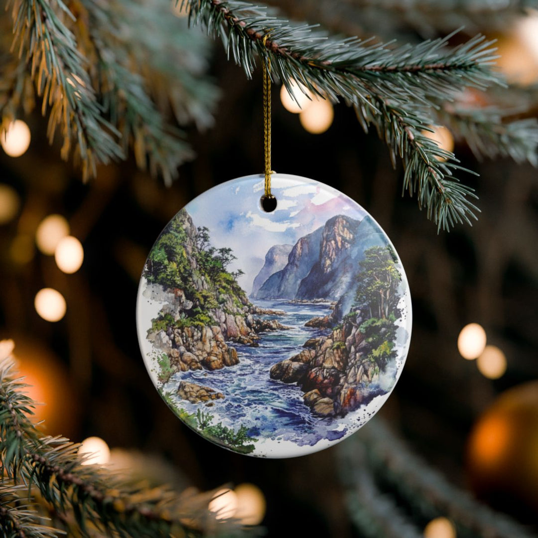 Tsitsikamma South Africa Ornament: Unique Tsitsikamma Souvenir, Tsitsikamma South Africa Xmas Decor, and Authentic Tsitsikamma Gift