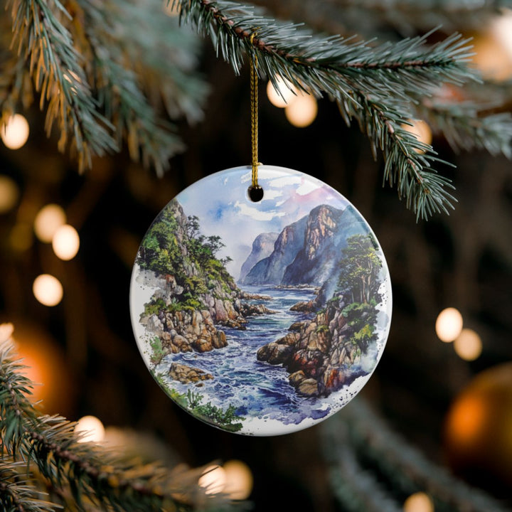 Tsitsikamma South Africa Ornament: Unique Tsitsikamma Souvenir, Tsitsikamma South Africa Xmas Decor, and Authentic Tsitsikamma Gift