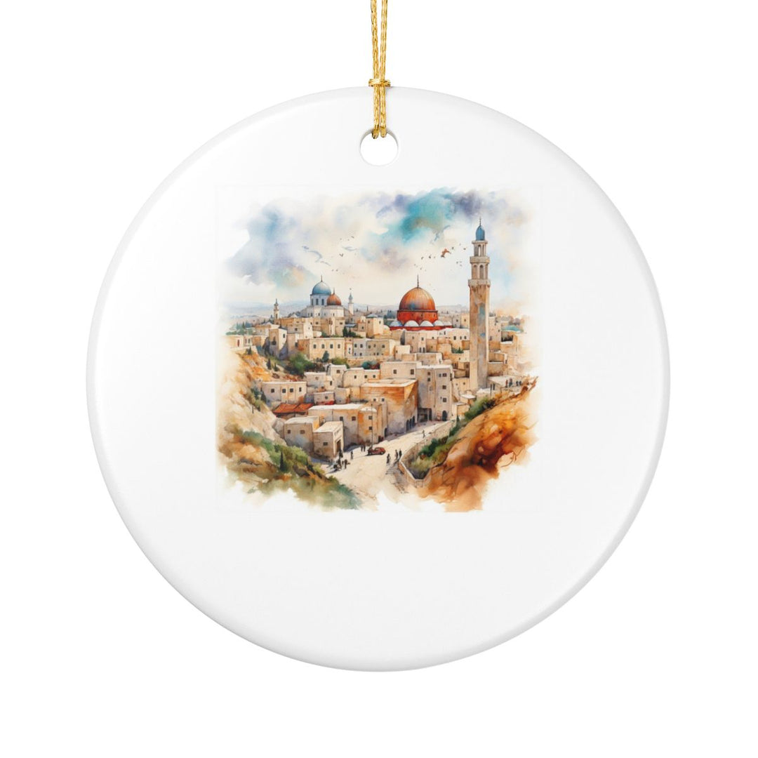 Tulkarm Palestine Ornament: Unique Tulkarm Palestine Souvenir, Tulkarm Palestine Xmas Decor, and Authentic Tulkarm Palestine Gift