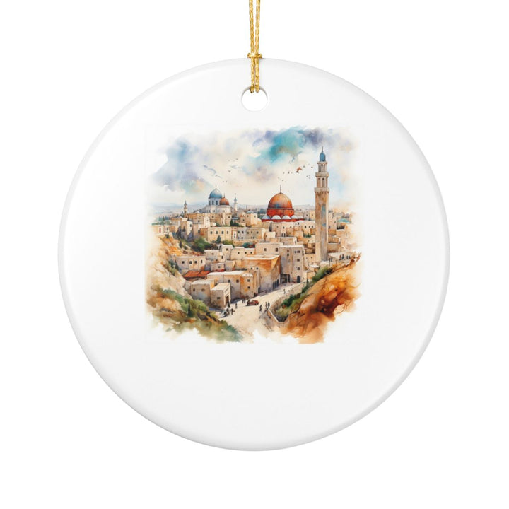 Tulkarm Palestine Ornament: Unique Tulkarm Palestine Souvenir, Tulkarm Palestine Xmas Decor, and Authentic Tulkarm Palestine Gift