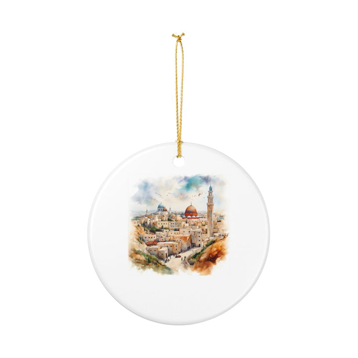 Tulkarm Palestine Ornament: Unique Tulkarm Palestine Souvenir, Tulkarm Palestine Xmas Decor, and Authentic Tulkarm Palestine Gift